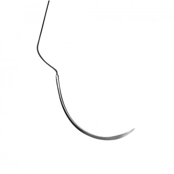 SUTURES SOIE 5-0 NA / C-43 INVERSÉE 1/2 CERCLE