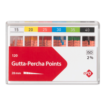 Pointes de Gutta Percha 2%