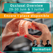 Occlusal Overview - 29/30 juin & 1 juillet 2026