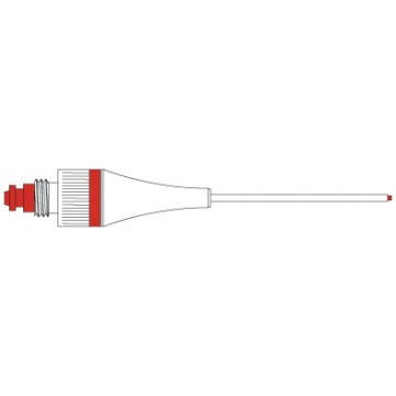 Aiguille NiTi Memory Shape Ø 1.10 mm , N°1 , rouge