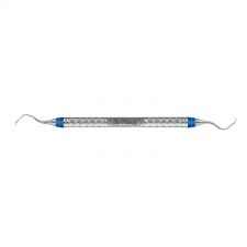 Curette Gracey 17/18 manche 9 bleu MF distal