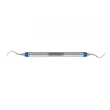 Curette Gracey 17/18 manche 9 bleu MF distal