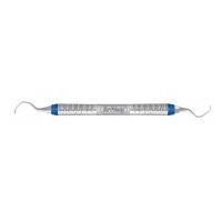 Curette Gracey 17/18 manche 7 bleu distal