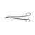 Ciseaux Dean  9 2-fach courbés dentés 16.5cm