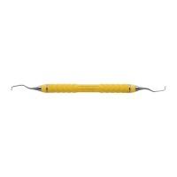 Curette Gracey 5/6 manche 8 résine jaune, Everedge 2.0