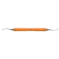 Curette Gracey 11/12 manche 8 résine mésiale orange, Everedge 2.0