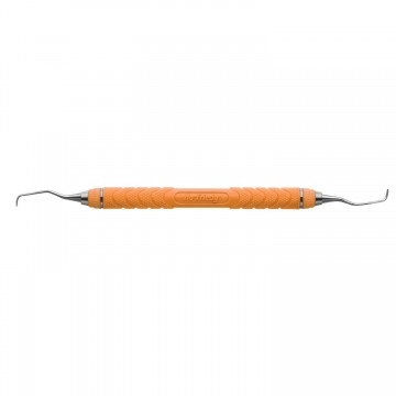 Curette Gracey 11/12 manche 8 résine mésiale orange, Everedge 2.0