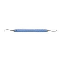 Curette Gracey 13/14 manche 8 résine bleu, Everedge 2.0