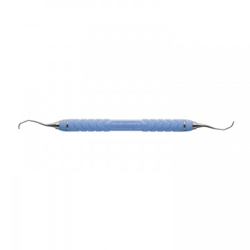 Curette Gracey 13/14 manche 8 résine bleu, Everedge 2.0