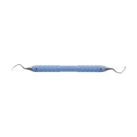 Curette Gracey 17/18 manche 8 résine bleu, Everedge 2.0